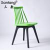 Silla de plástico moderna Santang, silla de comedor nórdica, silla Windsor, silla de comedor creativa para el hogar, cafetería, ocio, respaldo