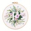 25 Novos Produtos Exportação Bordado DIY Pacote de Material Kit Semi-Acabado Feito à Mão Transfronteiriço Fabricante Amazon Florais Europeus e Americanos
