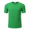 Camiseta de Malha Lisa 180g de Secagem Rápida com Gola Redonda e Manga Curta Uniforme de Grupo Camisa Cultural Roupa de Trabalho Corporativa com Estampa