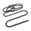 Cadena de eslabones de hierro electrochapado al por mayor de fábrica Accesorios de ferretería para bolsas de ropa DIY Cadena cuadrada de perlas para la clavícula