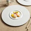 Platos Creativos de Fábrica Plato de Cena para Comida Occidental Plato de Sopa Vajilla de Hotel Plato para Filete Cerámica Platos de Concepto Artístico Platos para el Hogar