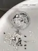 Cor cinco pontas estrela nail art lantejoulas joias Estrela explosiva da internet Dopamina estrelas Xadrez retrô material de decoração para nail art