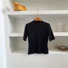 Gran pedido de fábrica: Camiseta de manga tres cuartos, cuello medio alto, ajustada, elegante y casual para principios de otoño, perfecta como capa interior o como top de manga tres cuartos.
