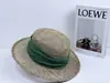 Sombrero de Paja al por Mayor Francés Vintage Tejido de Algas Paja Hueca Sombrero de Copa Verano para Mujer Ala Pequeña Ala Corta Copa Plana Sombrero de Playa