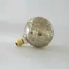 Amplia variedad C7 lámpara de granada negro dorado artesanía de vidrio bombilla decorativa bombilla de arte led