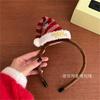 Diadema de sombrero de Navidad horquilla tocado femenino 2023 nuevo cos accesorios de vestir horquilla