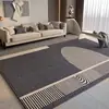 Alfombra Sencilla para Sala de Estar Resistente a la Suciedad Fácil de Cuidar Transfronteriza Antideslizante Cobertura Total Alfombra para Sofá y Mesa de Café Alfombra Avanzada de Terciopelo de Cristal