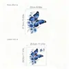 2025 sobre sobre Cmz1111 Azul Floral Borboleta Adesivo de Banheiro Removível e Entrega Transfronteiriça Antiestático