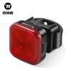 Luz Trasera para Bicicleta West Rider Bicicleta de Montaña Luz Trasera para Ciclismo Nocturno Luz de Advertencia de Resaltado a Prueba de Agua Equipo para Ciclismo