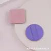 Venta Directa de Fábrica Doble Cara de Cuero con Cojín de Aire para Maquillaje Líquido y BB Cream, Esponja Ultra Delgada Redonda y Cuadrada