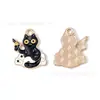 Serie de Halloween Calabaza Murciélago Cabeza de Fantasma Adornos para la Cabeza Accesorios Colgante de Aleación DIY Cadena para Teléfono Colgante para Llavero