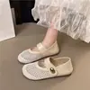 2026 Verano Malla Transpirable Boca Baja Moda Cómodo Mary Jane Moda Velcro Zapatos de Moda para Mujer