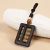 Llavero Colgante Ábaco de Palo de Rosa para Coche Hombres y Mujeres Cadena Colgante Retro Regalo