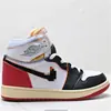 Putian Air Aj1 Clásico de Caña Alta Versátiles Casuales Zapatos de Baloncesto Tenis para Hombres y Mujeres Zapatos Deportivos de Pareja Jordan 1 Shadow Gray
