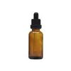 Botella de aceite esencial marrón de 10 ml, solución madre de esencia oscura marrón se embotella por separado, botella vacía de 30 ml, botella portátil para mezclar cosméticos