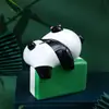 Hucha Flor de Panda Cerámica Decoración del Hogar Almacenamiento Creativo Nuevo Regalo para el Hogar Adorno para la Sala de Estar Manualidades