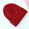 Chapéu de Tricô Personalizado para Outono Inverno Unissex Moda Chapéu Quente Touca Simples Versátil Chapéu de Tricô