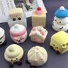 Bolsa de pan de conejo DIY con queso, grado alimenticio para bebés, amasado, música, descompresión, molde de silicona, yeso, vela, molde de gota de pegamento