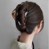 Horquilla de agarre líquido Juneng para mujer, pinza de agarre para cabello grande, pinza de tiburón multiplaca, horquilla de sentido avanzado