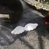 Tejido con relieve Láser Holográfico Ala de Ángel y Demonio Accesorios para el Cabello Hechos a Mano y Materiales