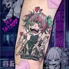 Tatuagem Adesiva Diablo Feminina À Prova D'água Duradoura Europeia e Americana Violência Lori ins Desenho Animado Fofo Flor Braço Não Refletivo Anti-Han