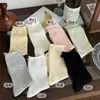 Calcetines para Mujer Tallas Grandes Calcetines Holgados 41 Verano Gorditos Talla Grande Media Pantorrilla Par con Agujeros Zapatos Blancos 43 Calcetines Largos con Volante de Encaje