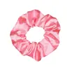 Diadema de Scrunchie de Color Sólido Brillante Satinado para Recoger la Cola de Caballo, Anillo para el Cabello con Forma de Intestino de Cerdo, Set