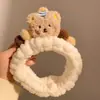 Linda Nueva Diadema de Dibujos Animados para Mujer, Diadema de Felpa para Lavarse la Cara y Aplicarse Mascarilla Facial, Accesorio para el Cabello Antideslizante
