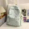 Mochila Japonesa Simples para Viagem e Dia a Dia Leve para Aluno do Ensino Fundamental Descompressão Bolsa de Ombro Dupla Mochila Escolar Fresca para Aluno do Ensino Médio Feminina