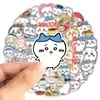 60 Pegatinas de Dibujos Animados, Lindas Expresiones Jiikawa, Decorativas para Botellas de Agua, Teléfonos Móviles, Pequeñas Pegatinas Mochi
