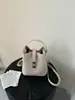 Bolso cubo tejido de gran capacidad transfronterizo para mujer, nuevo bolso cruzado de moda 2026, bolso de mano y bolso de hombro versátil vintage