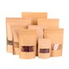 Bolsas Auto-sellantes de Papel Kraft con Base, Impermeables y a Prueba de Humedad, para Empaque de Snacks, Bolsas Selladas, Bolsas Auto-soportantes Auto-sellantes de Papel Kraft