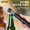 A2508 Linterna Portátil de Alta Potencia Abrebotellas Creativo Llama Azul Inflable Resistente al Viento Encendedor para Exteriores para Barbacoa y Horneado