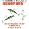 Venta al por mayor de fábrica Señuelos Minnow de Lanzado a Larga Distancia Transfronterizos para Pesca en el Mar, Lubina de Agua Dulce, Pez Mandarín y Pez Serpiente.