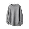 Outono e Inverno Novo Masculino Confortável Solto Estilo Hong Kong Bonito Suéter Retrô Tendência Casual Solto Tamanho Grande Top