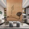 Cortina de bambu impressa Cortina de enrolar Cortina blackout Divisória Personalizada Homestay Tea Room Hotel Hotel Cortina de elevação Estilo chinês Bambu