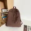 2026 Nueva Mochila de Viaje Ligera de Lona de Nylon, Tendencia Simple, Mochila Casual Versátil para Exteriores