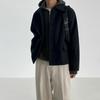 MYQ lapela jaqueta de lã masculina outono e inverno casaco curto engrossado estilo coreano solto casual retro Top