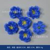 Flor artificial azul rosa botão de chá estilo étnico fada cocar DIY fantasia fantasia embelezamento cerimônia de casamento