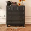 Cajonera de madera maciza Gabinete de almacenamiento americano sala de estar dormitorio mesita de noche mesita de esquina gabinete pequeño cajonera europea