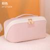 Bolsa de Cosméticos de Pana Transfronteriza con Gran Capacidad y Almacenamiento Dividido para Cosméticos, Organizador Multifuncional de Brochas de Maquillaje en Estilo Sencillo