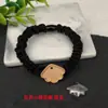 Yingyi Joias DIY Base para Anel de Cabelo Intestino Delgado com Tecido Song Brocado Anel de Cabelo de Alta Elasticidade Estilo Chinês Aplique Material para Acessórios de Cabelo