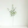 Folhas de Planta Simulação Design Floral Caminho do Auditório Decoração de Teto Flores Artificiais Galhos Longos 11 Cabeças Folhas de Clematis Simulação