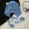 Nuevo Gorro de Ganchillo Hueco con Flor Hecho a Mano para Mujer Primavera/Verano 2026, Gorro de Punto con Borlas Estilo Étnico