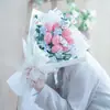 Ramo floral de algodón de leche removible, papel de forro interior impermeable, material de embalaje para caja de regalo de frutas, suministros para arreglos florales
