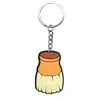 Serie Creativa Nueva de Salón Peluquería Adornos Colgantes de Goma Suave de PVC Llavero Accesorios Decorativos Pequeños de Bricolaje Venta al por Mayor en Stock