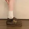 Otoño 2026 Nuevos Mocasines para Estudiantes de Secundaria y Preparatoria Mujeres Suela Gruesa Pies Anchos Gorditos MM Estilo Hada Súper Caliente Zapatos Birkenstock
