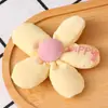 Acessórios de Joias com Laço em Cor de Macaron DIY Tecido Flor de Cinco Pétalas Fofa Broche Acessórios para Bolsa Infantil Acessórios de Cabeça