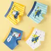 Cuecas Boxer Infantis de Verão Desenho Animado Respiráveis Sem Apertar Shorts para Meninos Venda por Atacado de Cuecas Boxer para Crianças Pequenas, Médias e Grandes