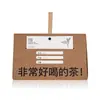 Caja de Té Triangular Caja de Cartón Desprendible Triangular Creativo Tridimensional para Té Caja de Empaque Fácil de Abrir Caja de Regalo de Té Caja con Forma Especial